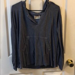 Light hoodie from Anthropologie